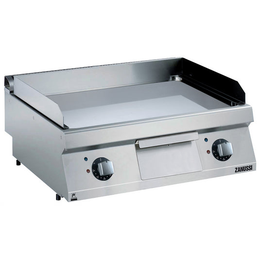 Electric 800mm Smooth Polished Chrome Plate Fry Top