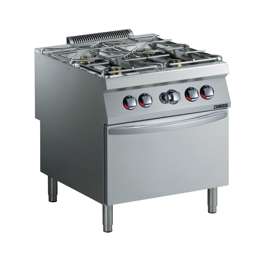 Gas 800mm 4 Open Burners 36 mj with Gas Static Oven