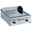 Gas 800mm Smooth Polished Chrome Sloped Plate Fry Top