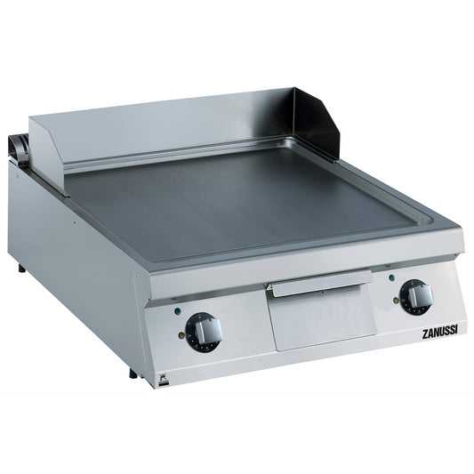 Electric 800mm Smooth Brushed Chrome Horizontal Plate Fry Top