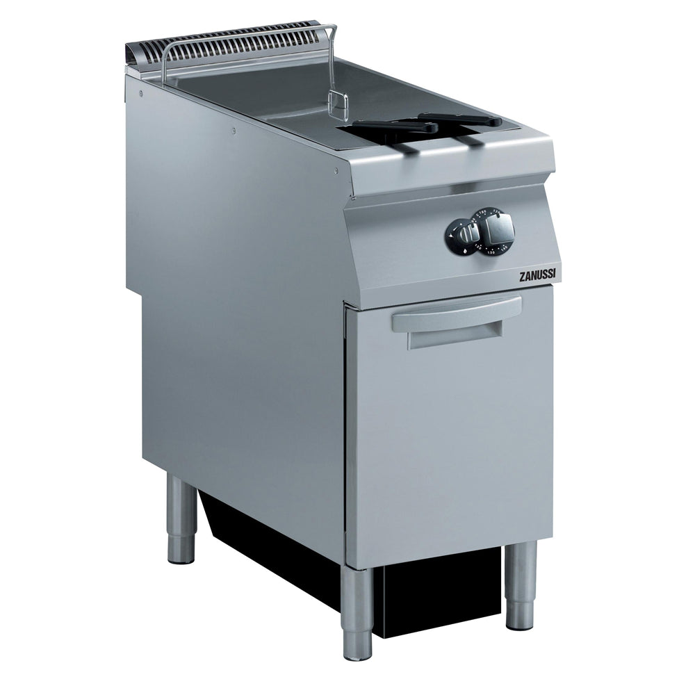 Gas 400mm Single Well 23L Freestanding V-Shaped Deep Fryer