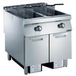 Gas 800mm Twin Well 2 x 23L Freestanding V-Shaped Deep Fryer