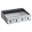 Electric 1200mm 2/3 Smooth 1/3 Ribbed Chromium Plate Fry Top - HP