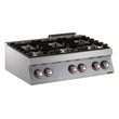 Gas 1200mm 6 Open Burner Boiling Top