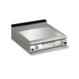 2 Burner Gas Fry Top with Smooth Chrome Plate and Thermostat Control Q70FTT/G805
