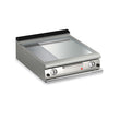 2 Burner Gas Fry Top with 2/3 Smooth 1/3 Ribbed Chrome Plate and Thermostat Control Q70FTT/G825