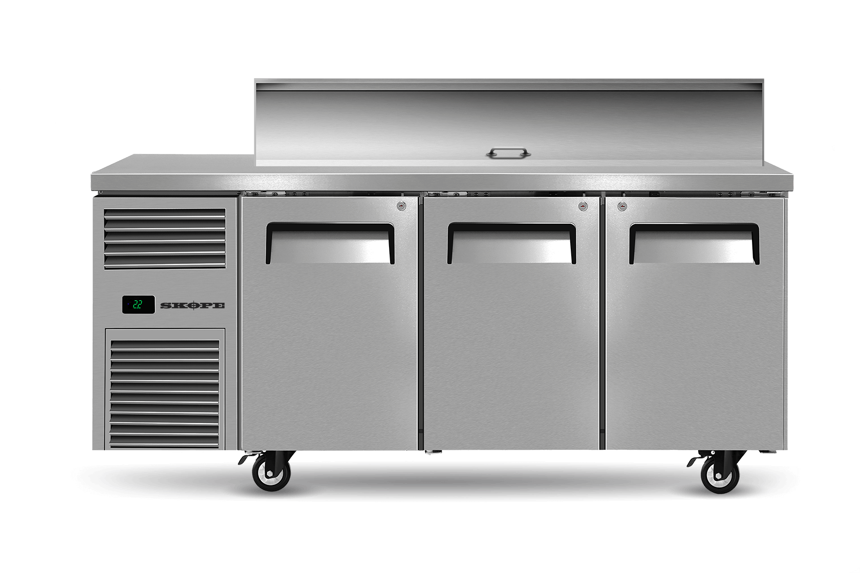 SKOPE – ReFlex 3 Solid Door GN Compatible Salad Preparation Fridge RF7.PPS.3.SD