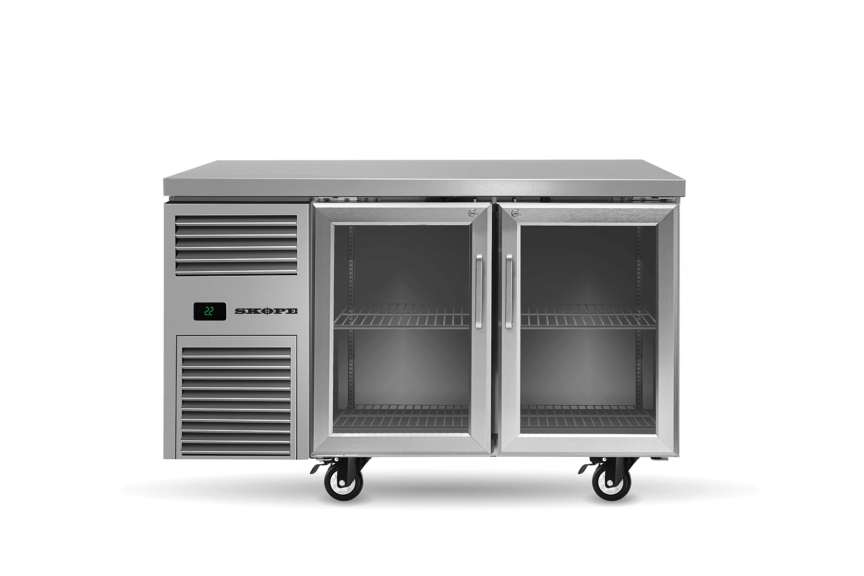 SKOPE – ReFlex 2 Glass Door Underbench GN 1/1 Compatible Fridge RF7.UBR.2.GD