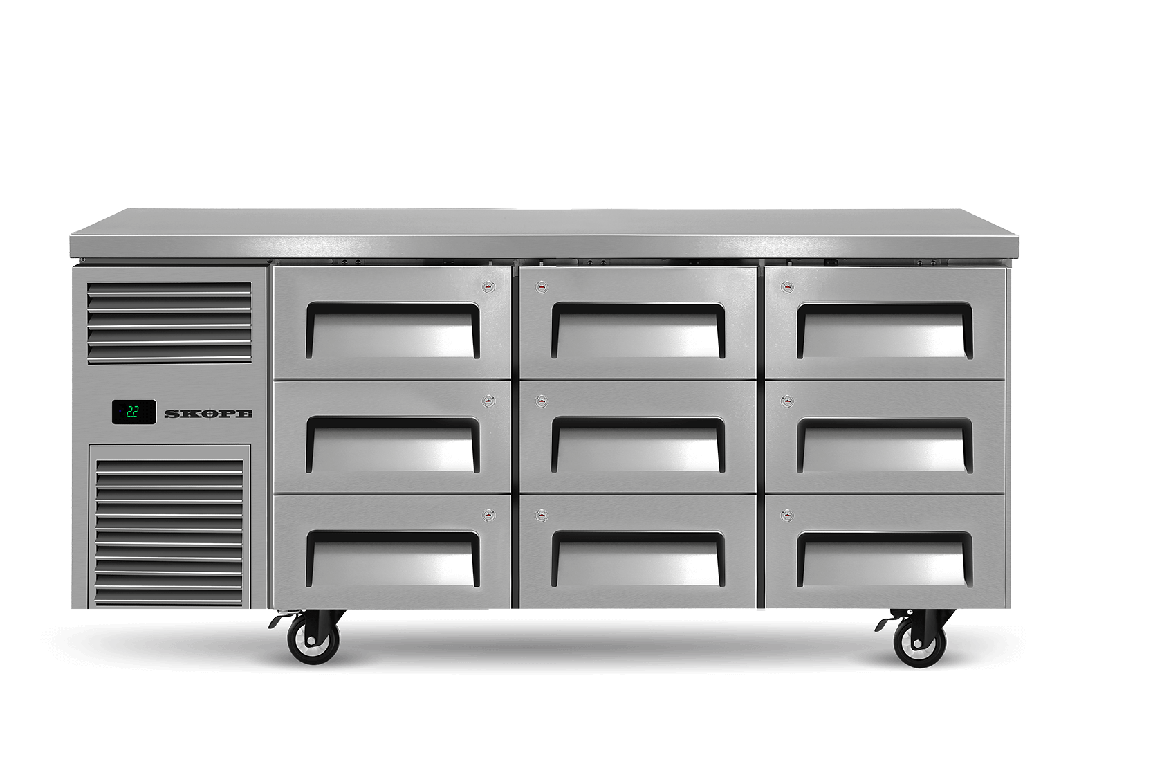 SKOPE – ReFlex 9 Drawer Underbench GN 1/1 Fridge RF7.UBR.3.D9