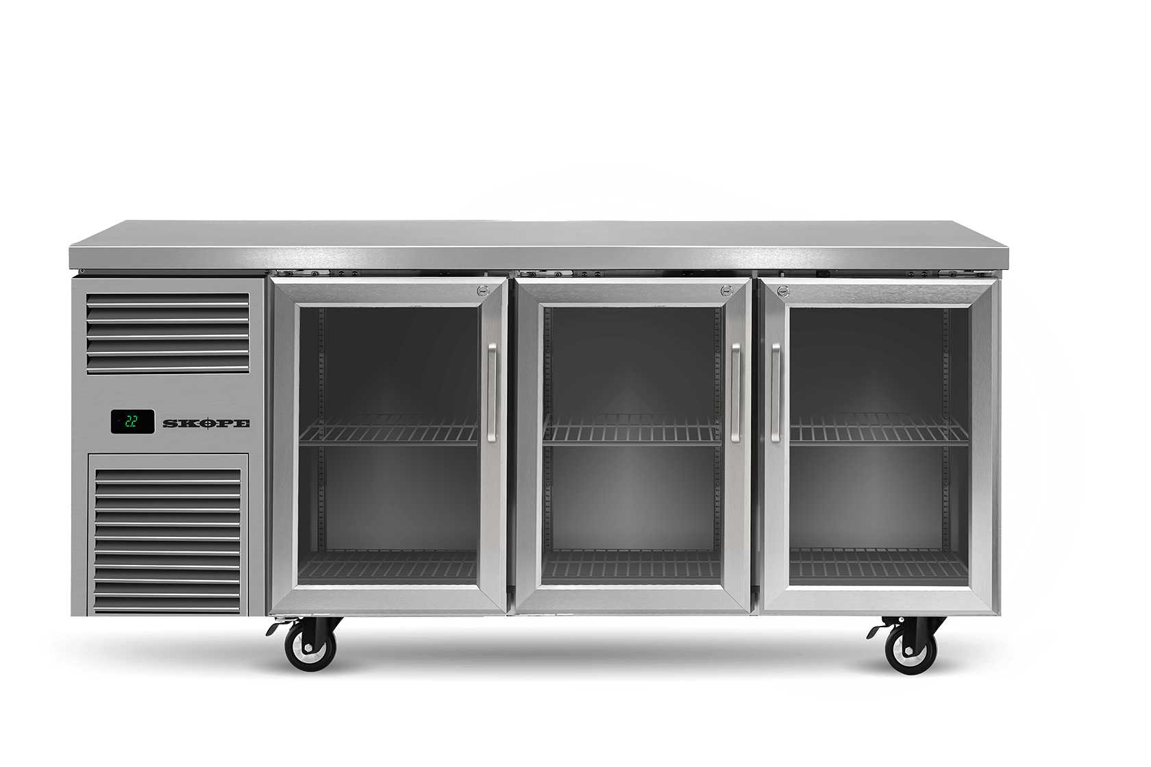 SKOPE – ReFlex 3 Glass Door Underbench GN 1/1 Compatible Fridge RF7.UBR.3.GD