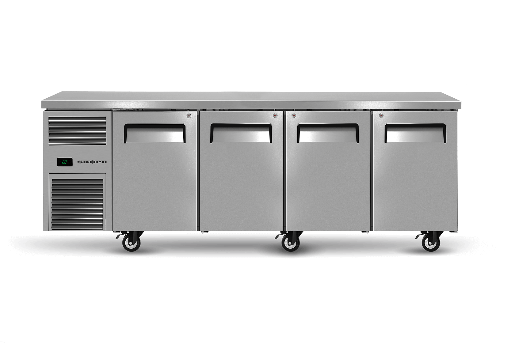 SKOPE – ReFlex 4 Solid Door Underbench GN 1/1 Compatible Fridge RF7.UBR.4.SD