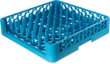 ROP14 Pack of 6 OptiClean™ OptiClean™ Blue Open Side All Purpose Peg Dish Rack 500mm x 500mm x 102mm. Peg Height: 76mm Space Between Peg: 45mm