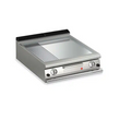 2 Burner Electric Fry Top with 2/3 Smooth 1/3 Ribbed Chrome Plate and Thermostat Control Q70SFT/E825
