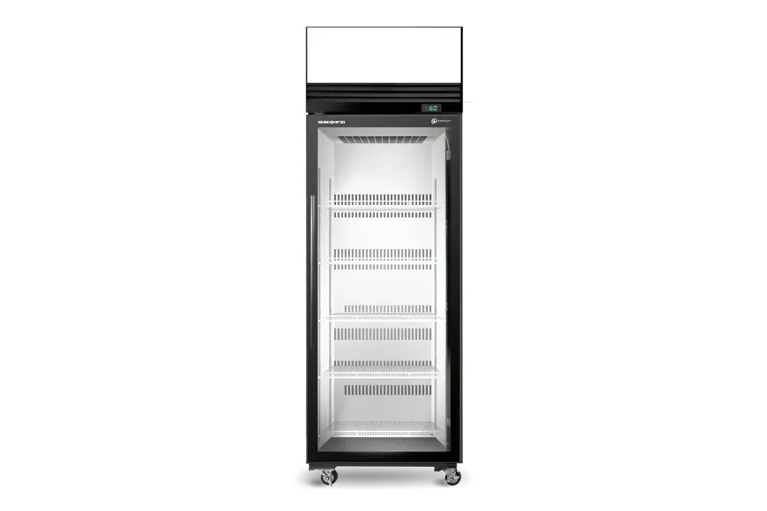 SKFT650N-AC 1 Glass Door Upright Display or Storage Freezer, Lit Sign