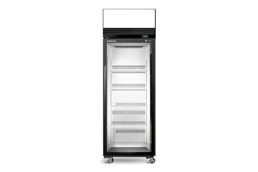 SKFT650N-AC 1 Glass Door Upright Display or Storage Freezer, Lit Sign
