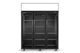 SKT1500N-AC 3 Glass Door Display or Storage Fridge, Lit Sign