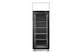 SKT650N-AC 1 Glass Door Display or Storage Fridge, Lit Sign