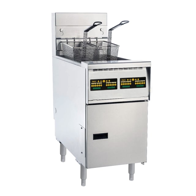Anets Platinum Series Split Pot Gas Fryer with Computer Control AGP55TC.N