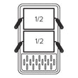 Giorik 900 Series 1/2 size Pasta Cooker Basket 2003074