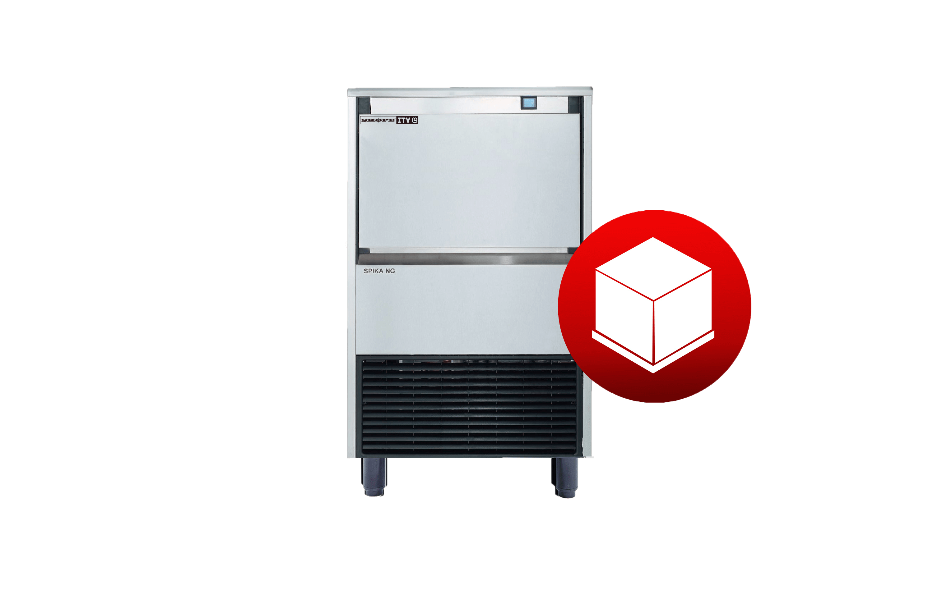 SKOPE – SPIKA NG50 A Full Dice Self-Contained Drain Pump Ice Cube Maker R290