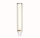 C4210PFSD San Jamar Unbreakable Red Polyethylene Wall Mount Pull Type Cup Dispenser to suit 350ml - 710ml Paper cups
