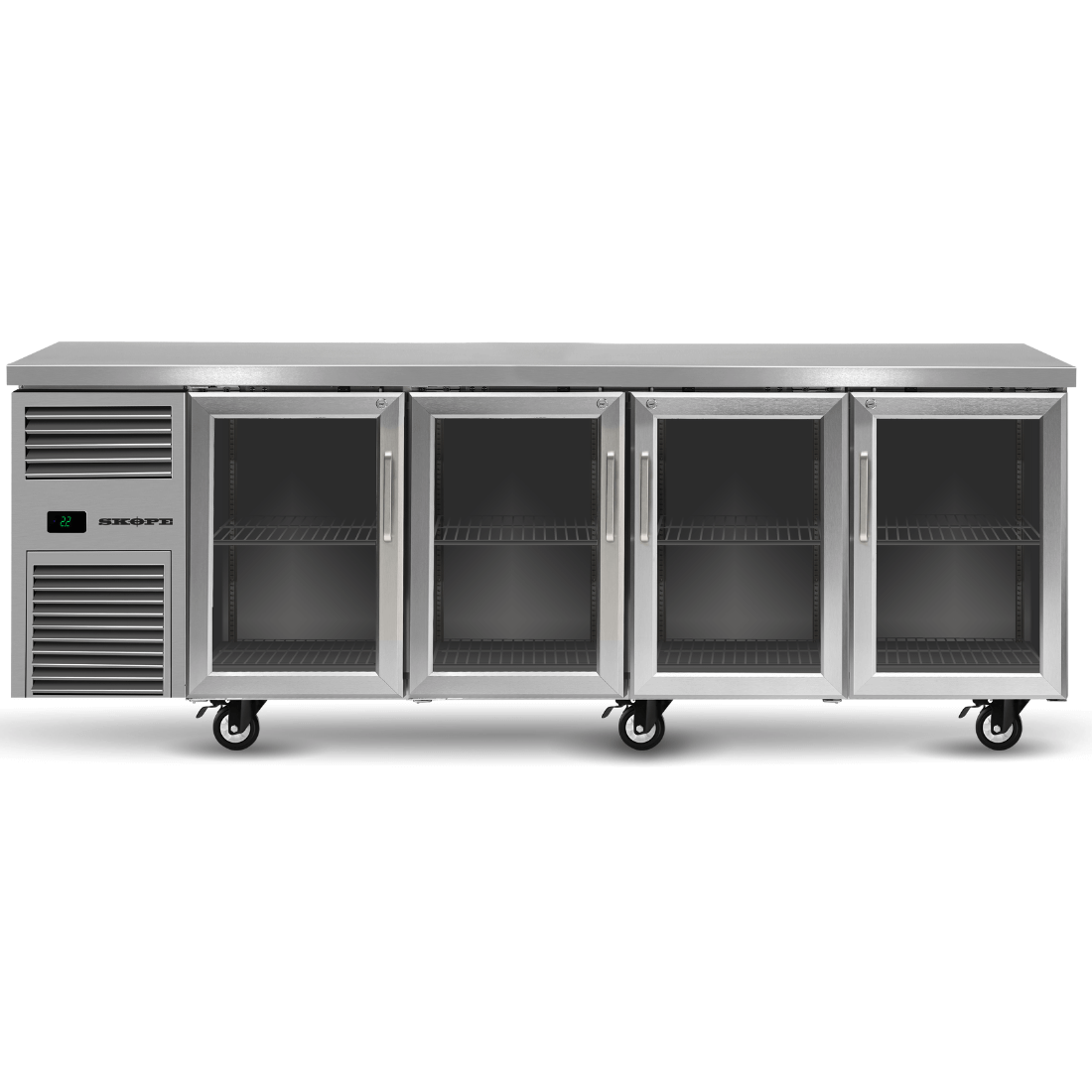 SKOPE – ReFlex 4 Glass Door Underbench GN 1/1 Compatible Fridge RF7.UBR.4.GD