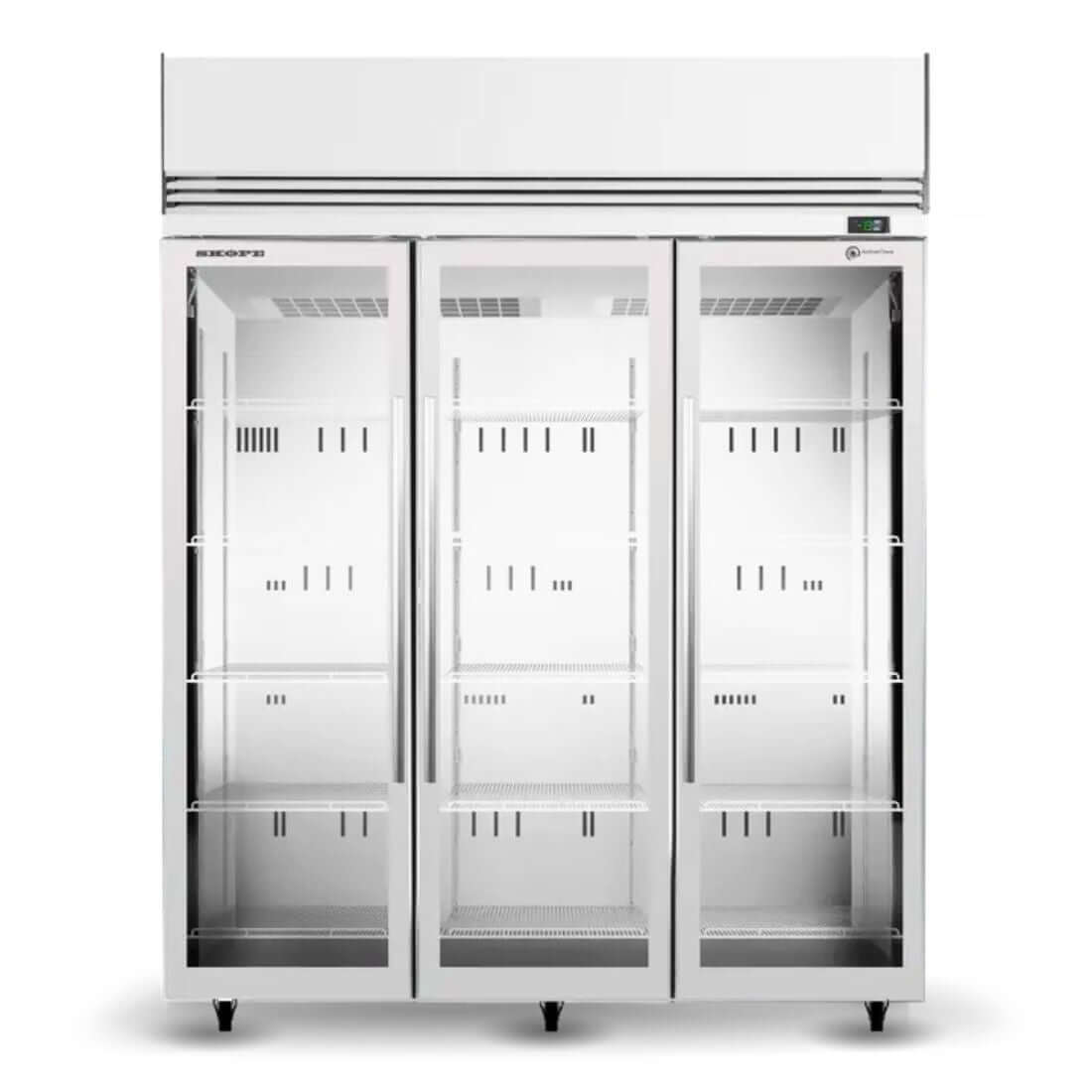 TMF1500N-A 3 Glass Door Upright Display or Storage Freezer