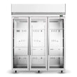 TMF1500N-A 3 Glass Door Upright Display or Storage Freezer