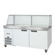 HSP30UBASS-000-N Banksia - Two Door Stainless Steel Prep Counter Refrigerator With Angled Blown Air Well - Without Canopy