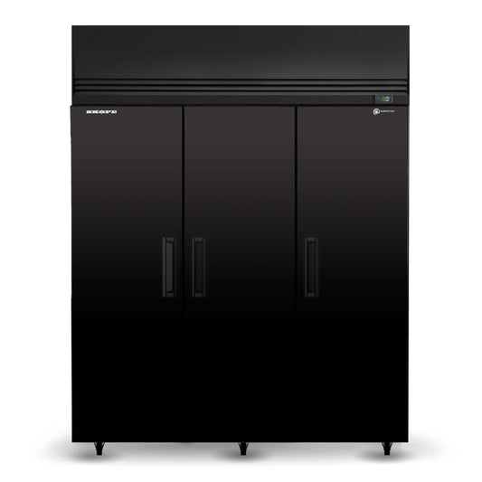 SKFT1500NS-A 3 Solid Door Upright Display or Storage Freezer
