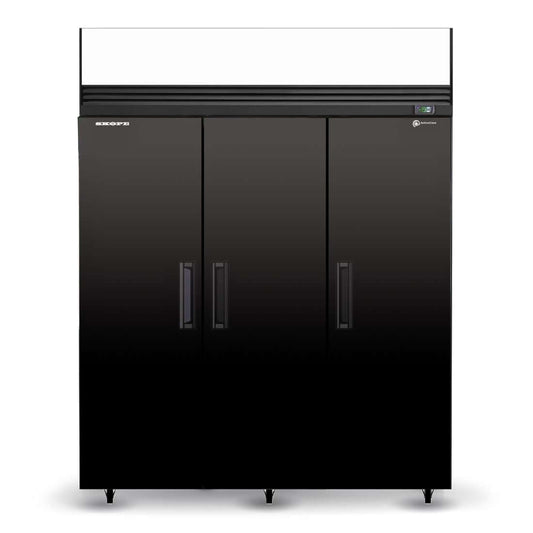 SKFT1500NS-AC 3 Solid Door Upright Display or Storage Freezer