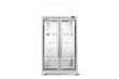 TME1000N-AC 2 Glass Door Display or Storage Fridge, Lit Sign