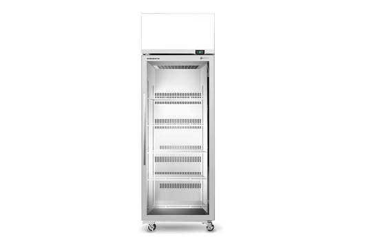 TME650N-AC 1 Glass Door Display or Storage Fridge, Lit Sign