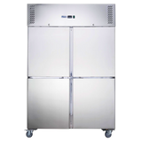 FED-X S/S Four Door Upright Fridge - XURC1410S2V