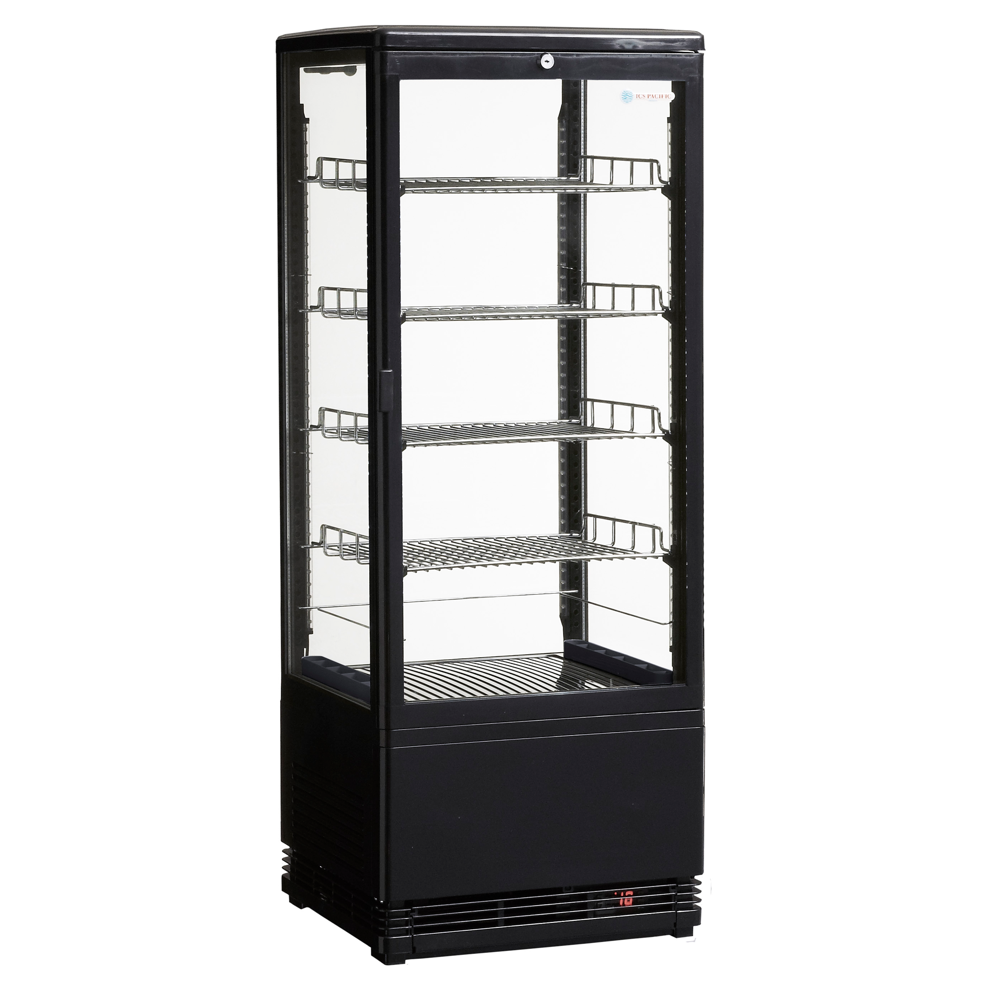Venice Tower Black Large Counter Top Refrigerated Display