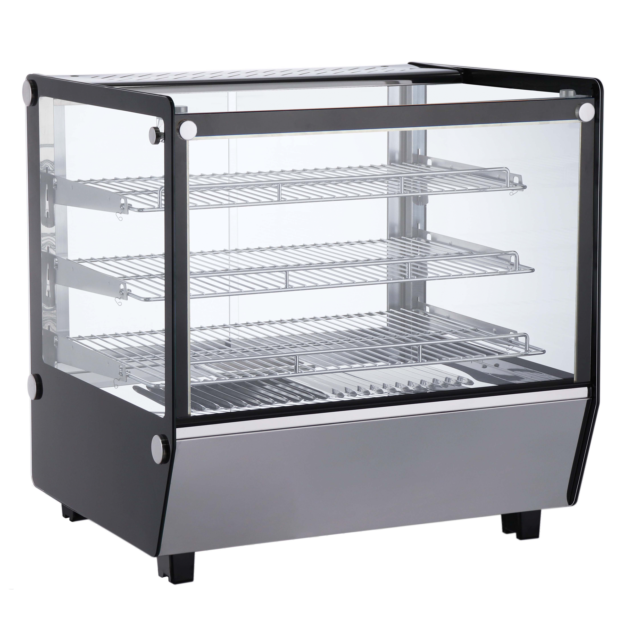 Verona 70 Heated Stainless Steel Counter Top Display