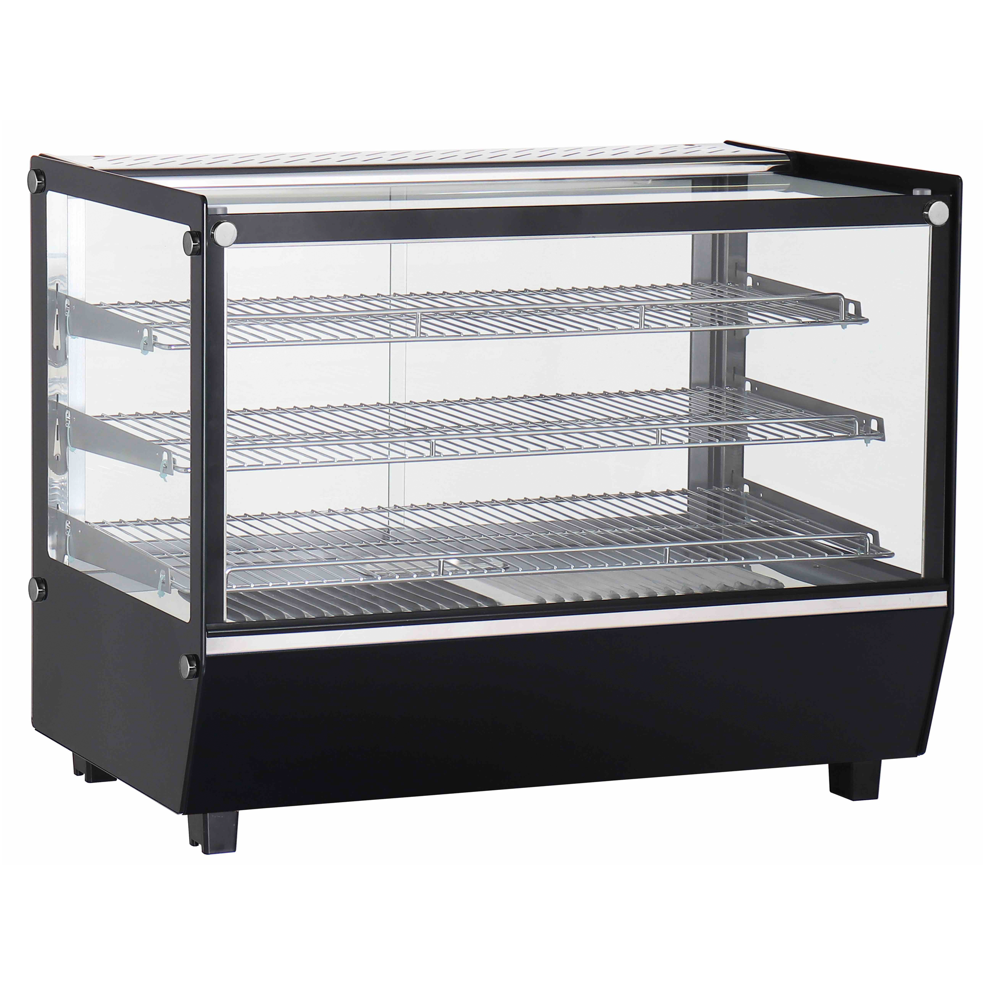 Verona 90 Heated Black Counter Top Display