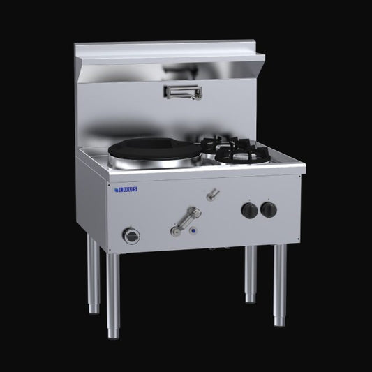 WZ-1C2B Luus Single Hole Two Burner Compact Waterless Wok