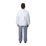 Whites Vegas Chefs Jacket Long Sleeve White Polycotton - Size S