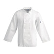 Whites Vegas Chefs Jacket Long Sleeve White Polycotton - Size XS