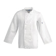 Whites Vegas Chefs Jacket Long Sleeve White Polycotton - Size M