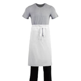 Whites Regular Waist Apron White Polycotton - 36x30" Long