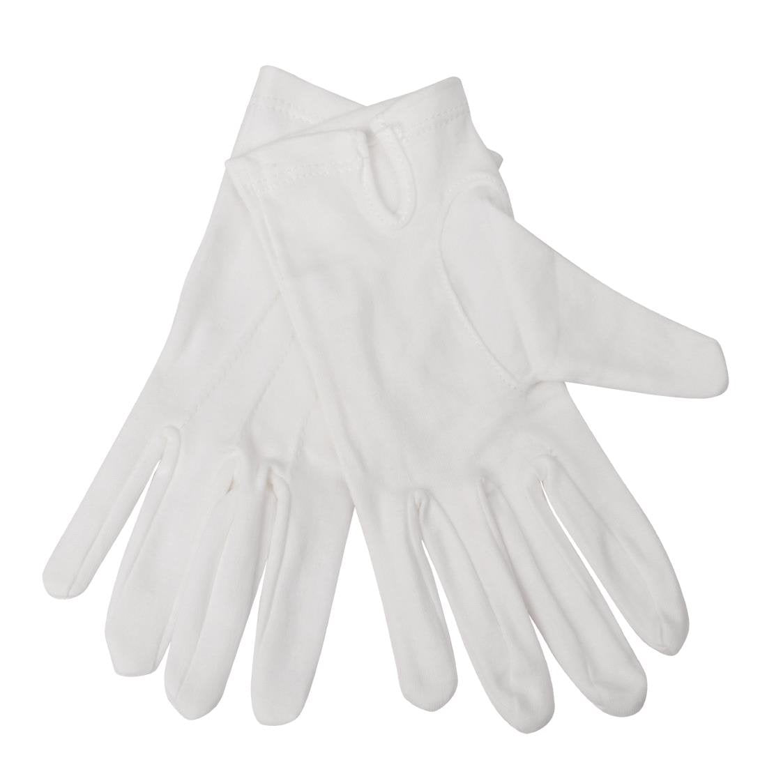 Whites Waiting Gloves Mens White 100% Cotton - Size M