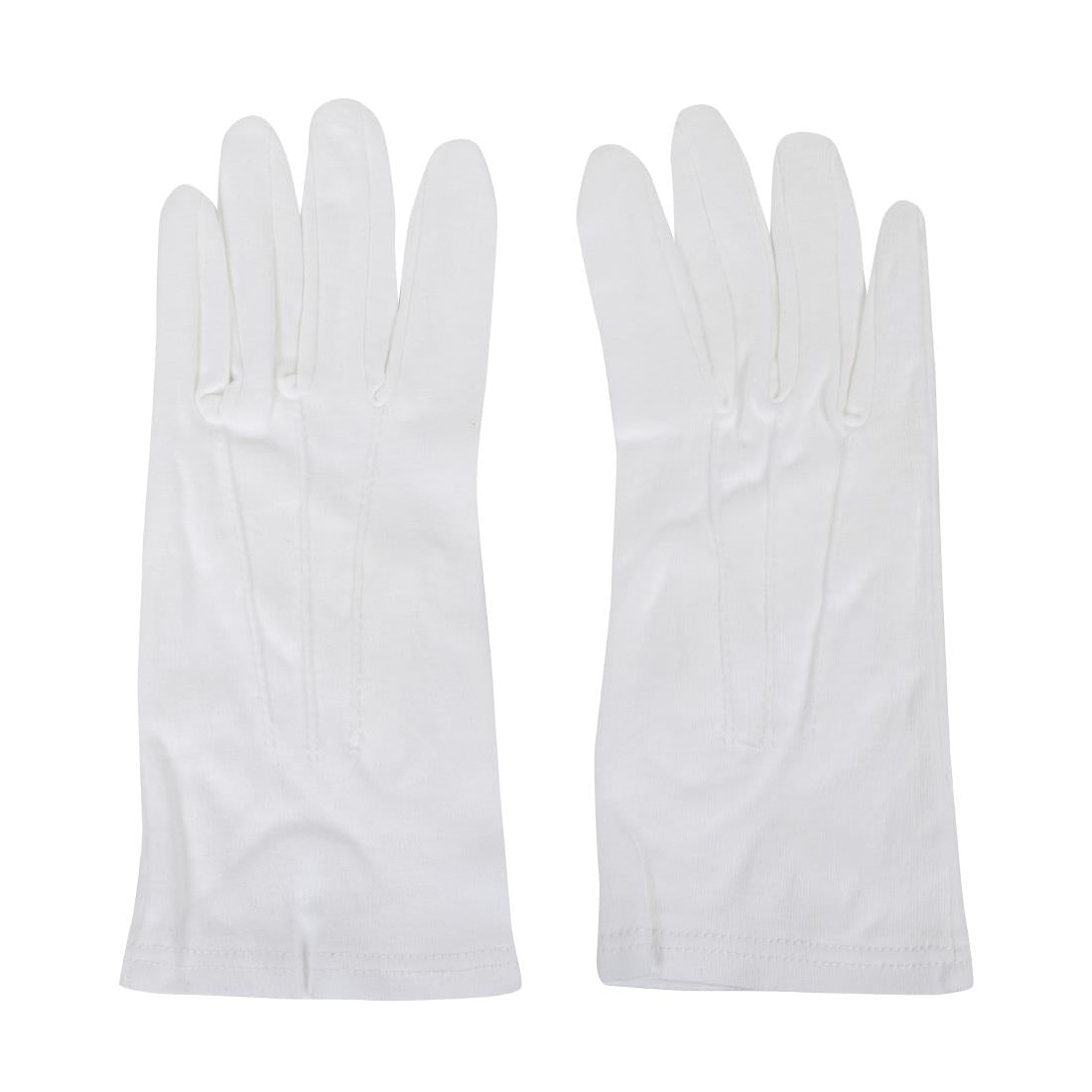 Whites Waiting Gloves Mens White 100% Cotton - Size M