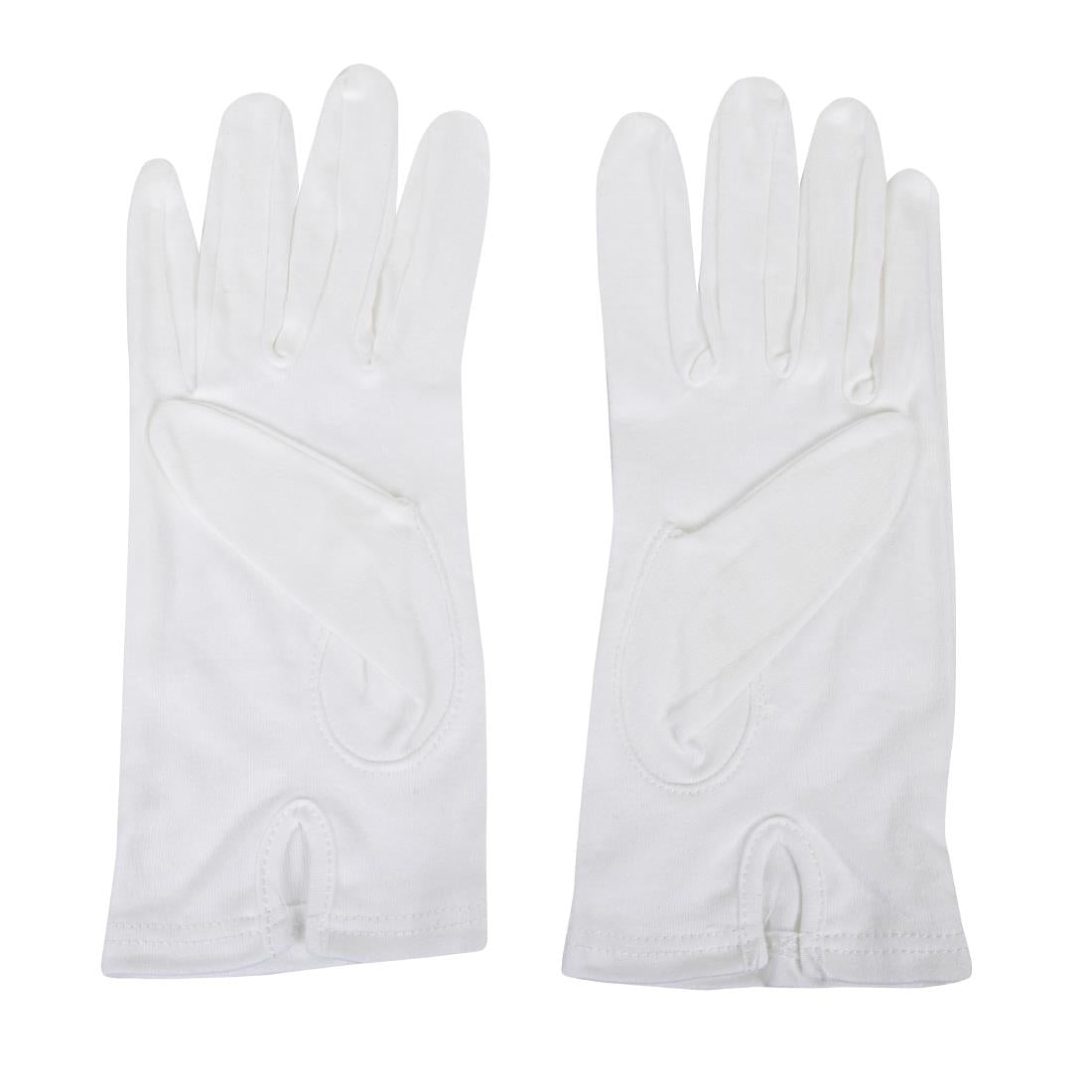 Whites Waiting Gloves Mens White 100% Cotton - Size M