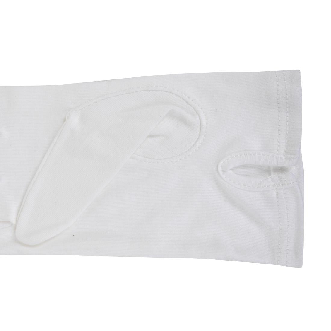 Whites Waiting Gloves Mens White 100% Cotton - Size M