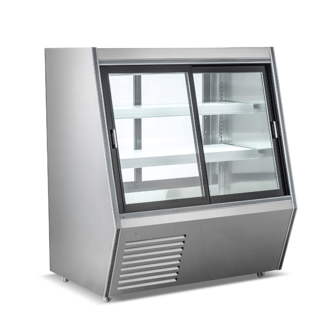 Bonvue Dual-Access Refrigerated Deli, Meat and Seafood Display Case - AMS-12DD