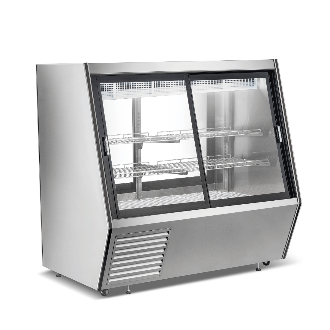 Bonvue Dual-Access Refrigerated Deli, Meat and Seafood Display Case - AMS-15DD