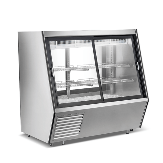 Bonvue Dual-Access Refrigerated Deli, Meat and Seafood Display Case - AMS-15DD