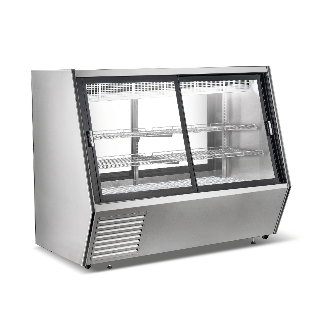 Bonvue Dual-Access Refrigerated Deli, Meat and Seafood Display Case - AMS-18DD